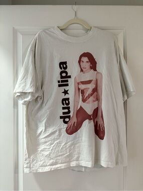 Dua Lipa merch Women's White Graphic Tee-